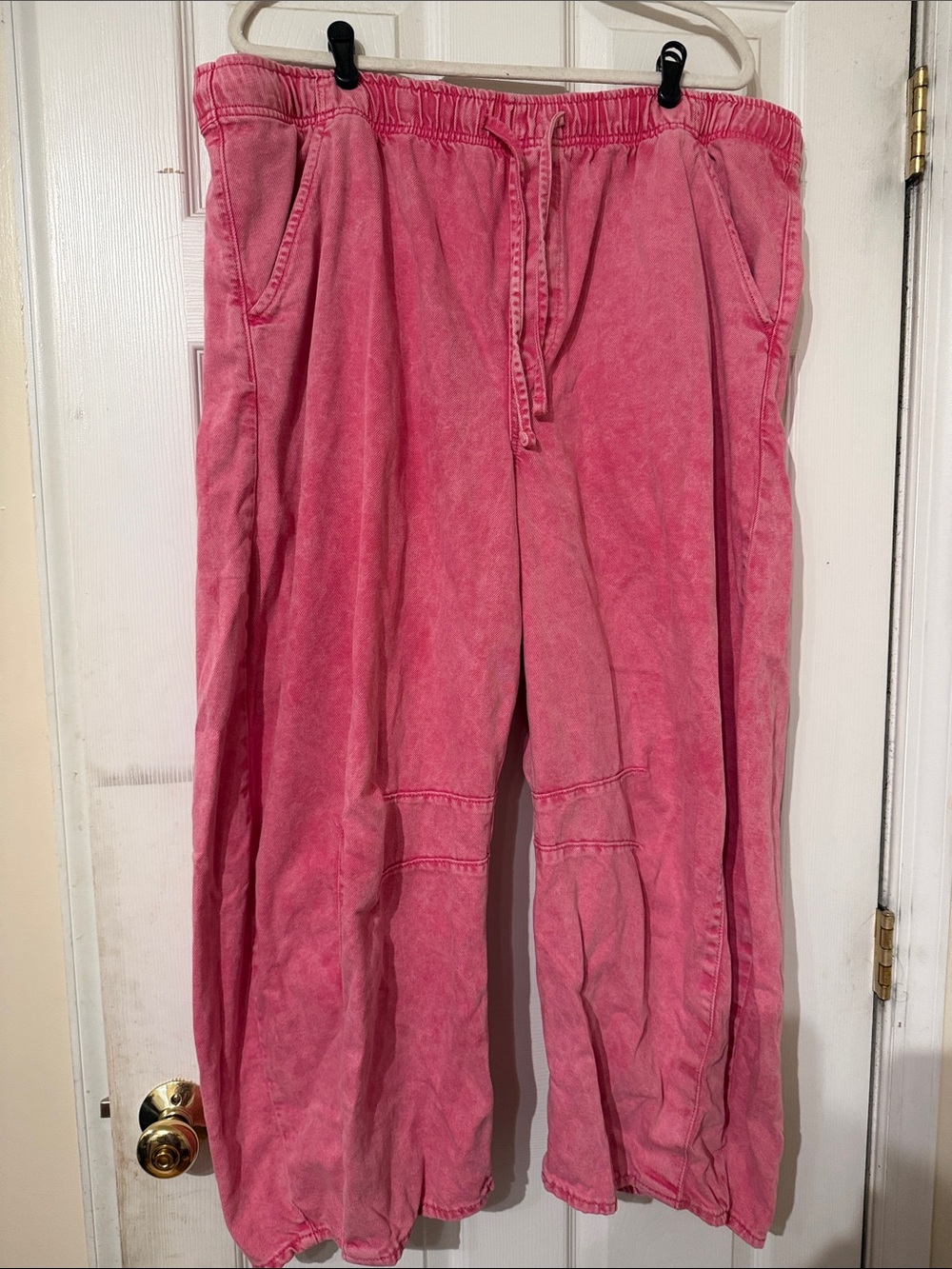 GAP Girls Pink Cargo-Style Drawstring Sweatpants